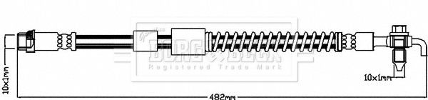 BORG & BECK Pidurivoolik BBH8042